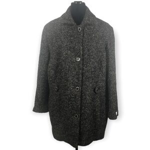 Calvin Klein brown coat with wool size 1X